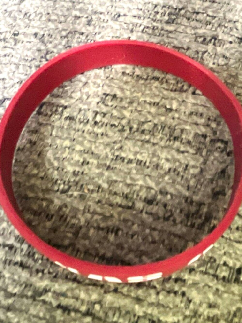 Texas A&M Aggies Maroon/White Silicone Wristband Bracelet "TEXAS A&M"